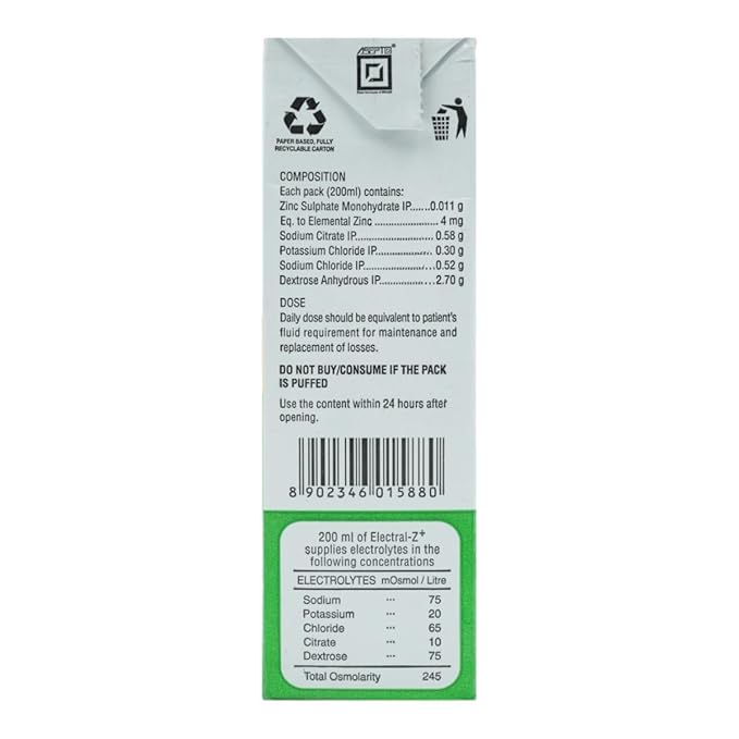Electral - Z+ORS 1*200ML - Image 2