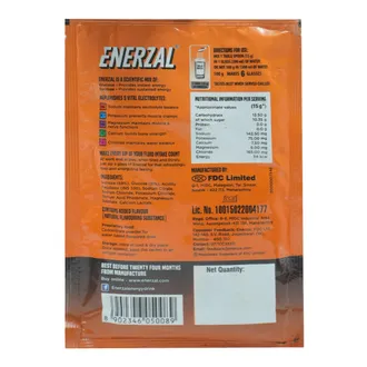 Enerzal Orange Flavour Energy Drink Powder  100GM - Image 2