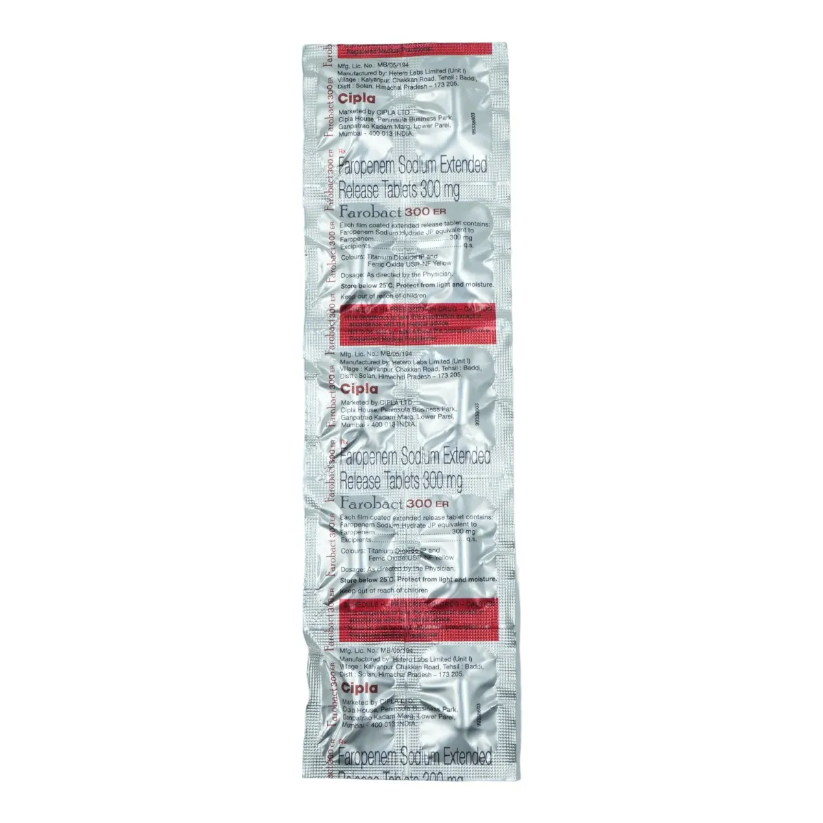 Farobact 300mg Tablet ER - Image 2