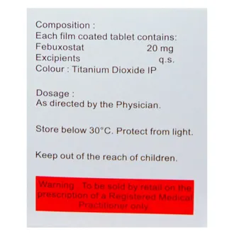 Feburic 20 mg Tablet (15 Tab) - Image 2