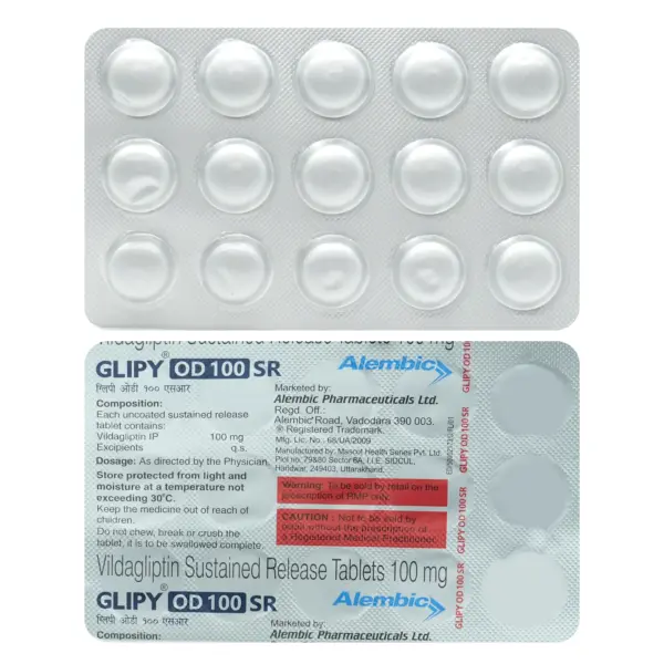 Glipy OD 100mg Tablet - Image 4