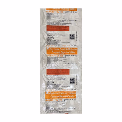 Gudcef-CV 100mg Tablet  1*10 - Image 2