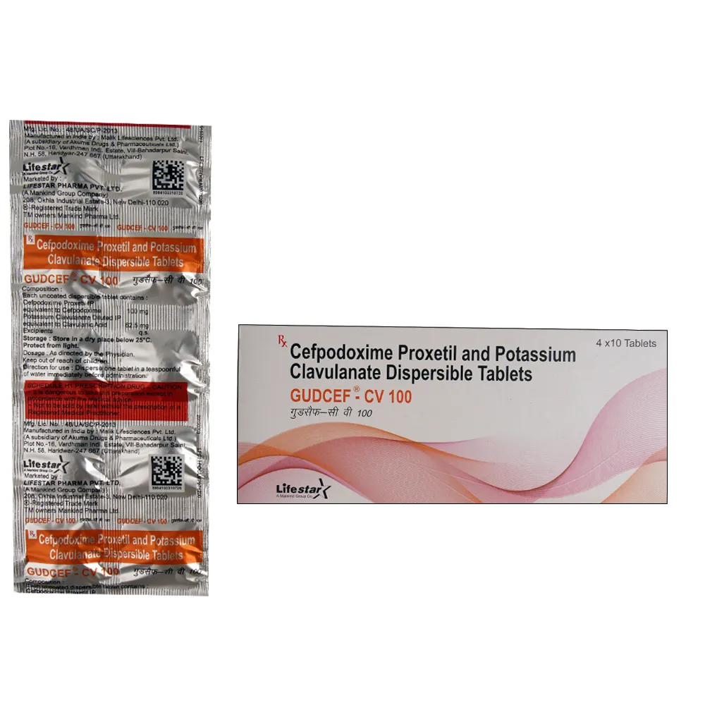 Gudcef-CV 100mg Tablet  1*10