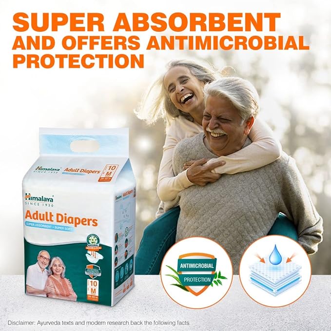 HIMALAYA ADULT DIAPER M 1*10PEC - Image 3