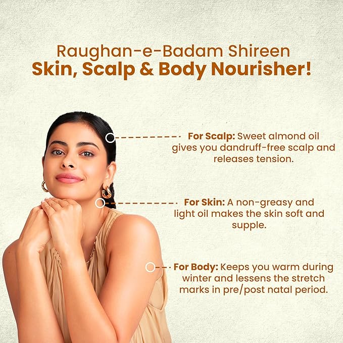 Hamdard Raughan-e-Badam Oil 100ml - Image 3