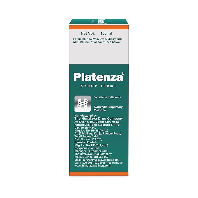 Himalaya Platenza Syrup  1*100ML - Image 3