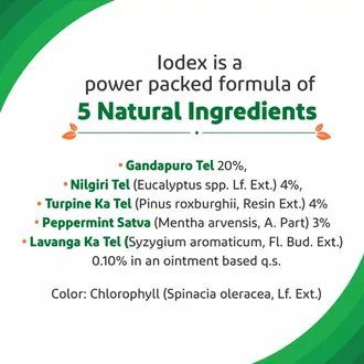 Iodex Fast Relief Balm, 1*8gm - Image 2