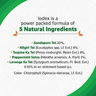 Iodex Fast Relief Balm, 1*16gm - Image 4