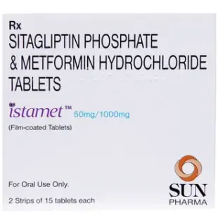 Istamet 50/1000Mg 1*15Tab