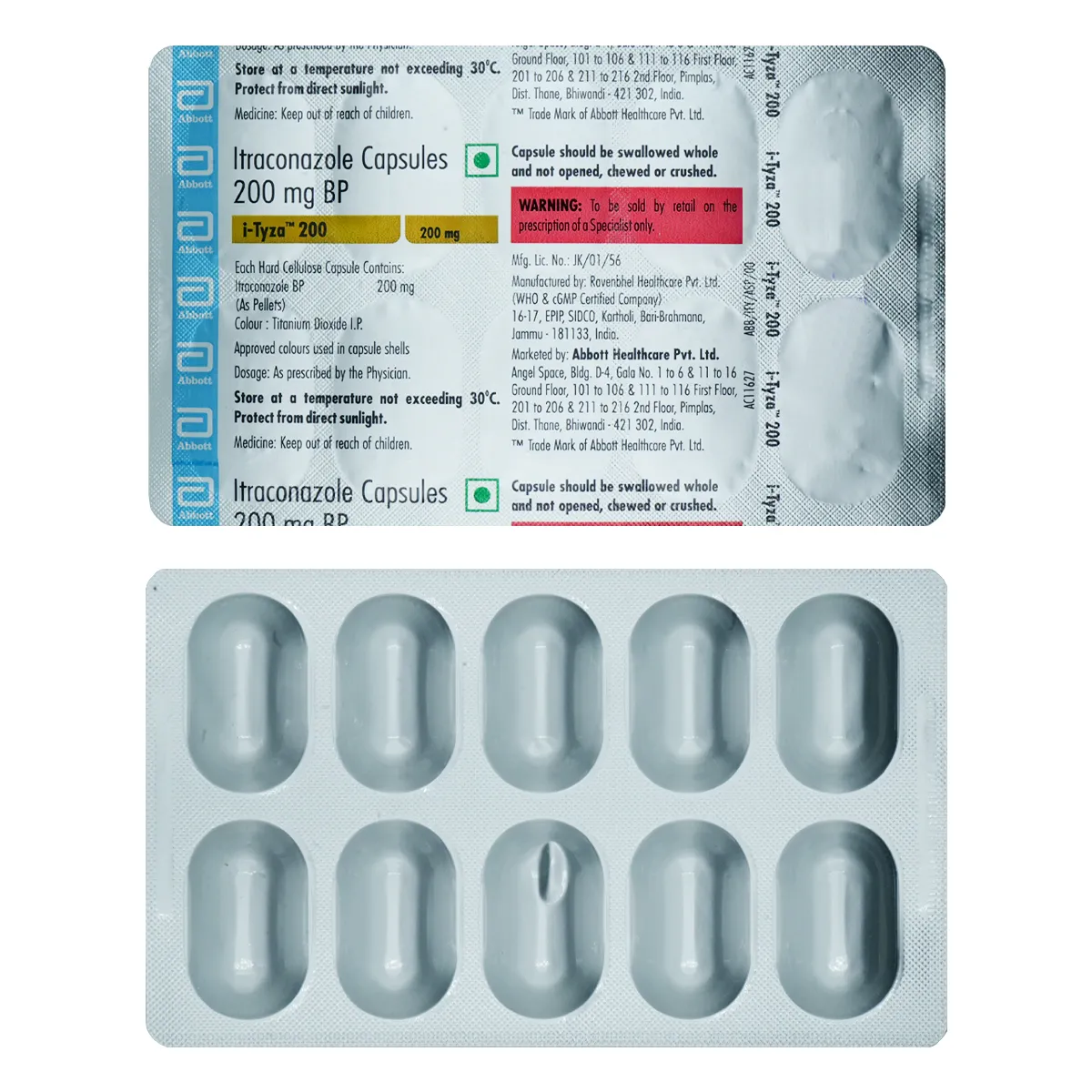 I-Tyza 200 Capsule 1*10 - Image 3