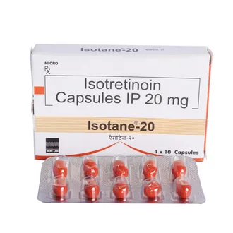 ISOTANE 20MG 1*10CAP