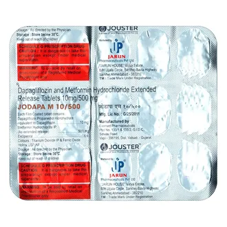 Jodapa M 10/500Mg 1*15Tab
