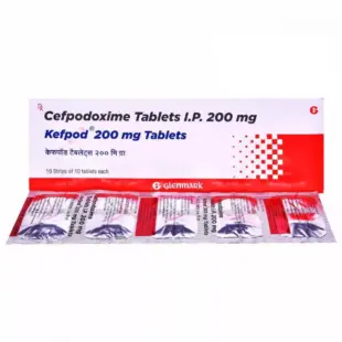 Kefpod 200Mg 1*10Tab