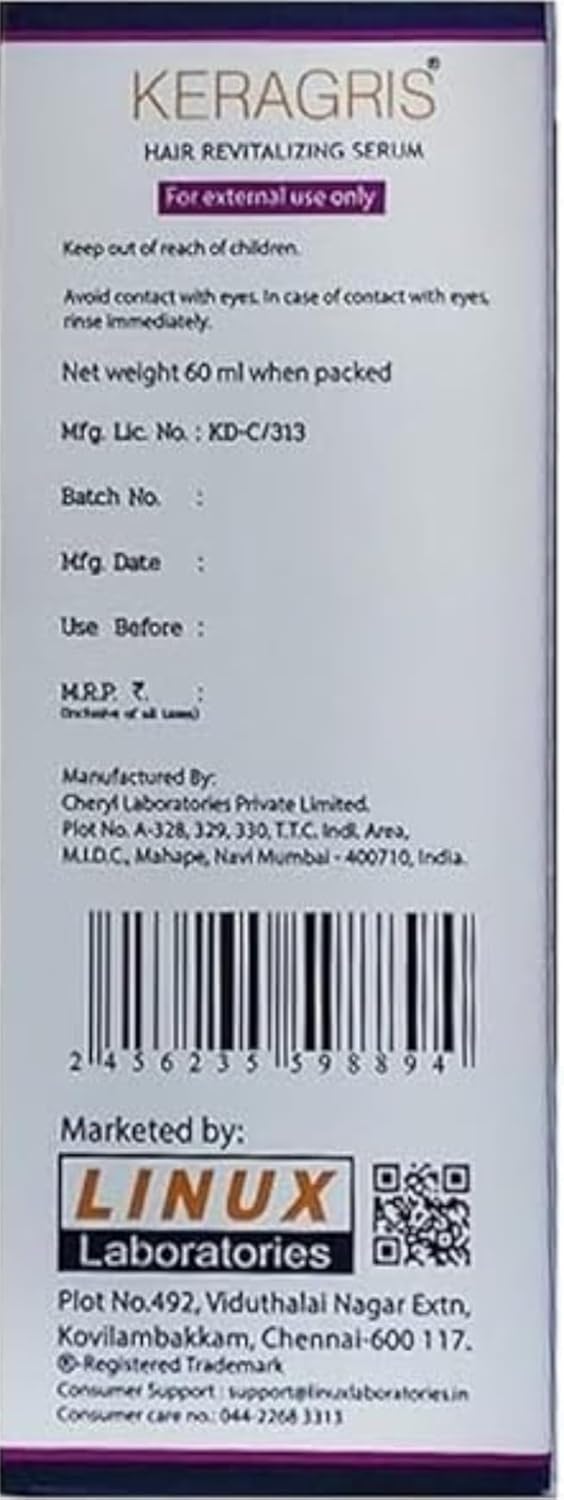 Keragris Hair Serum 1*60Ml - Image 2