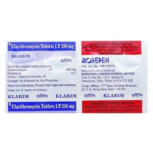Klarim 250Mg  1*10Tab