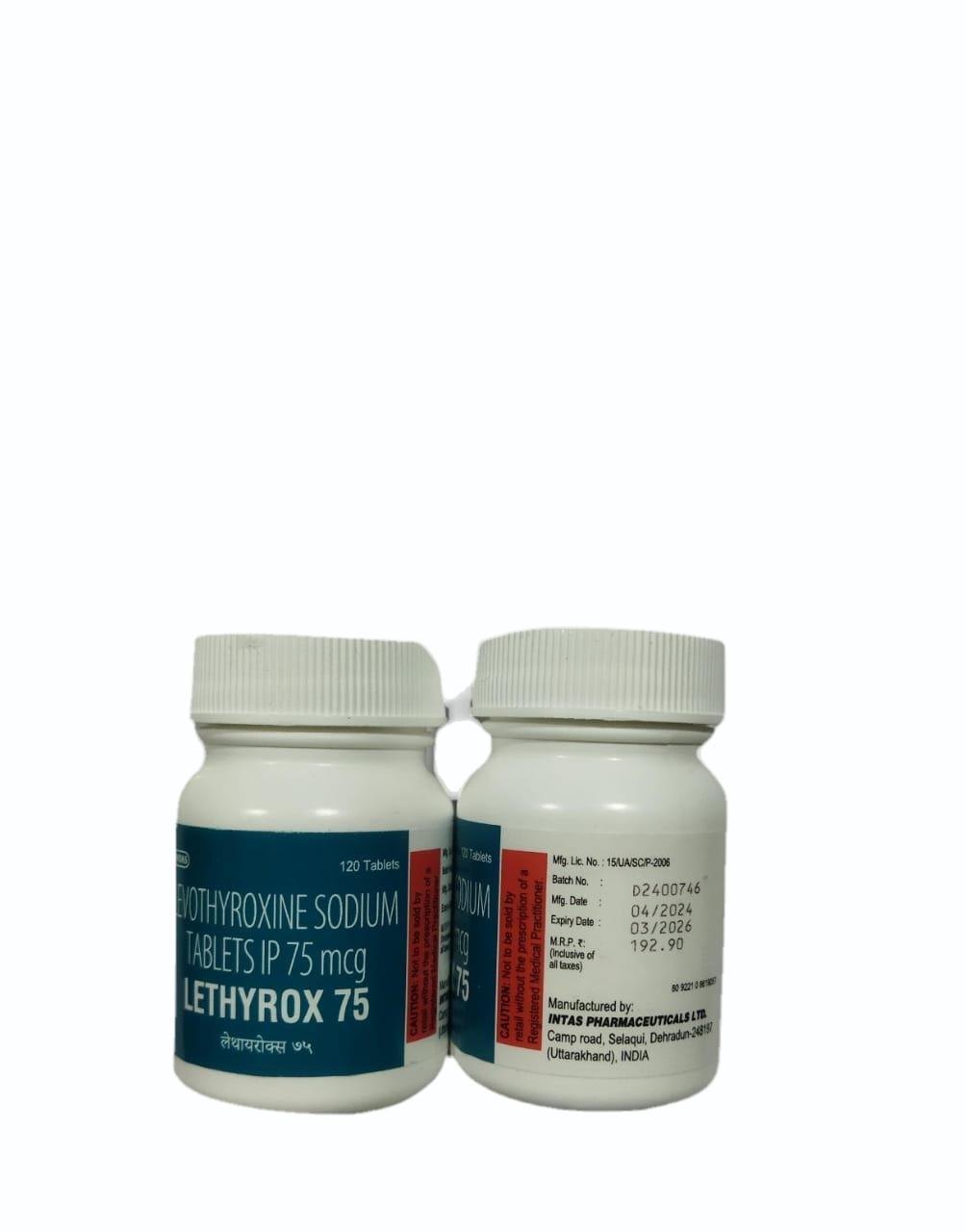 LETHYrox 75 Tablet 1*100