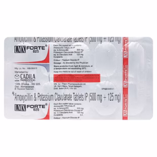 Lmx Forte 625 Tablet 1*10