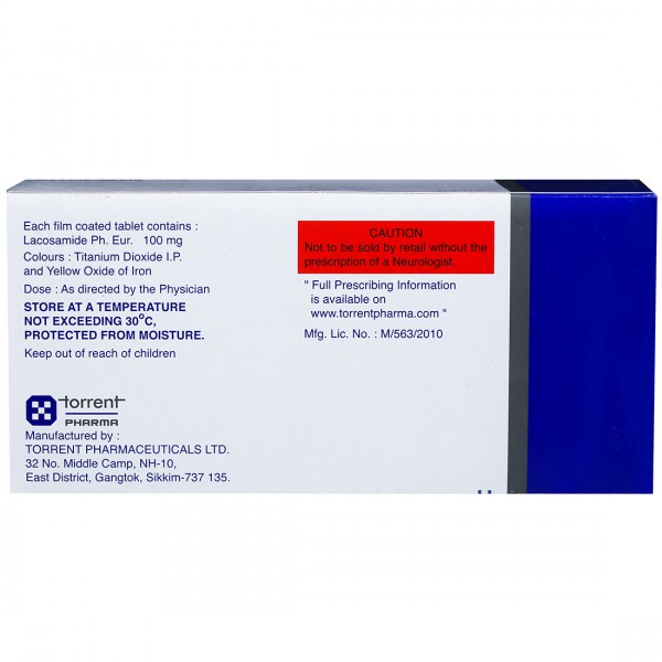 Lacosam 100Mg 1*15Tab - Image 2