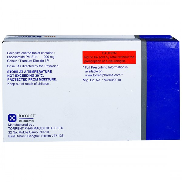 Lacosam 200Mg 1*10Tab - Image 2