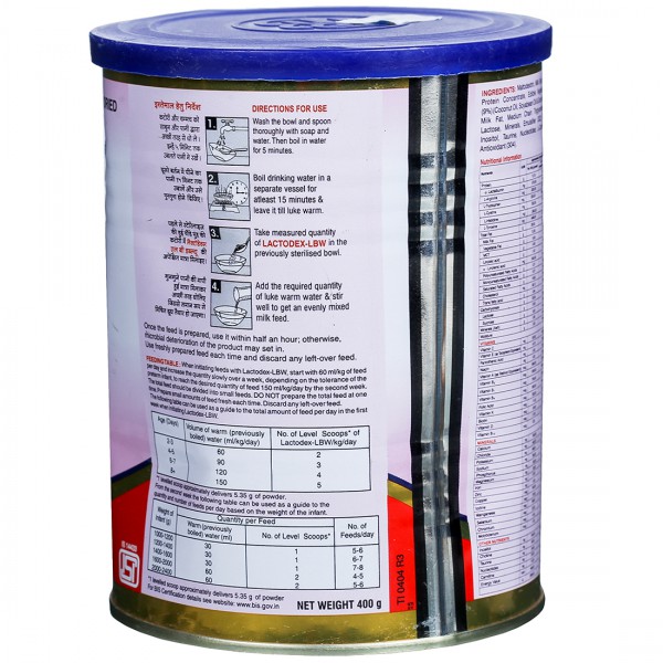 Lactodex Lbw 1*400Gm - Image 2