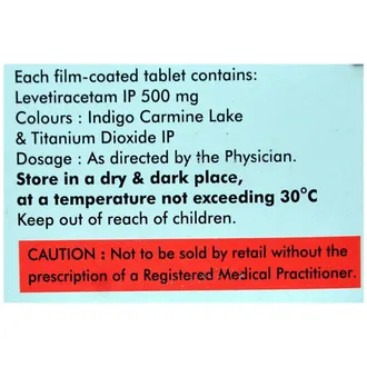 Levacetam 500 Tablet 1*10 - Image 5