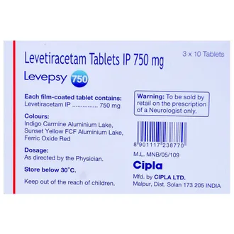 Levepsy 750 Tablet 1*10 - Image 5
