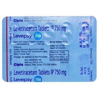 Levepsy 750 Tablet 1*10 - Image 2