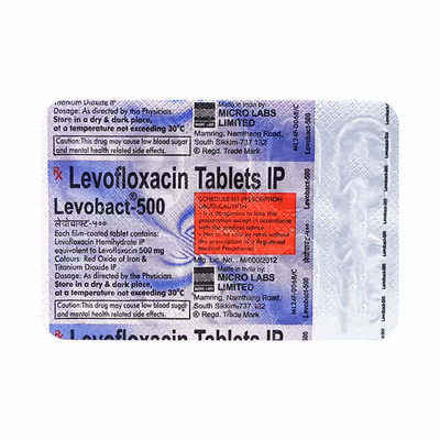 Levobact 500 Tablet 1*10 - Image 3