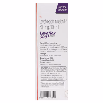 Levoflox 500 Infusion 1*100ML - Image 4