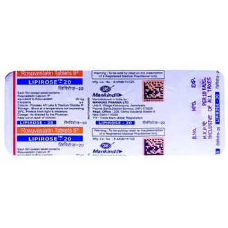 LipiROSE 20 Tablet 1*10 - Image 2