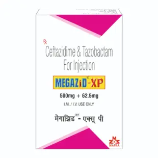 Megazid XP 500 mg/62.5 mg Injection