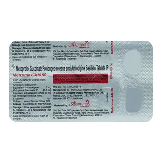 Metromax AM 5 mg/50 mg Tablet - Image 3