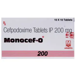 Monocef-O 200 Tablet 1*10