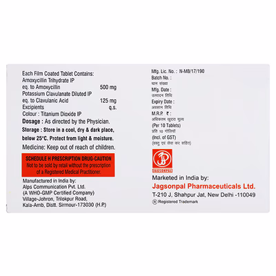 Mordica 625 mg Tablet 1*6 - Image 3