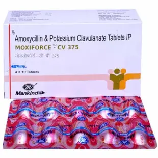 Moxiforce-CV 375 Tablet 1*10