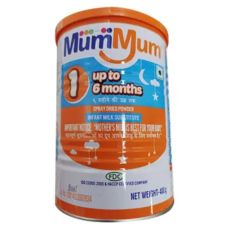 Mummum Powder Stage 1 Upto 6 Months 1*400GM - Image 2