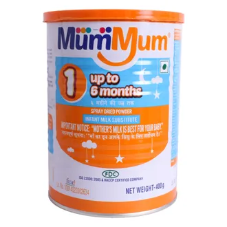 Mummum Powder Stage 1 Upto 6 Months 1*400GM