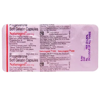 Naturogest 200 mg Capsule - Image 2