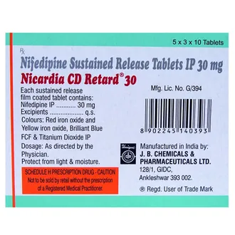 Nicardia CD Retard 30 Tablet  1*10 - Image 3