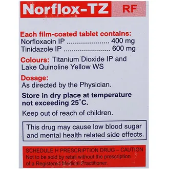 Norflox-TZ RF Tablet 1*10 - Image 2