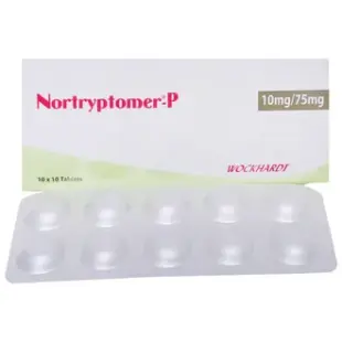 Nortryptomer-P 10 mg/75 mg Tablet 1*10