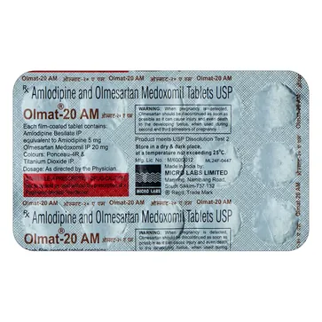 Olmat 20 AM Tablet - Image 2