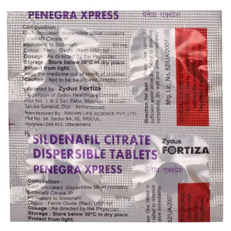 Penegra Xpress 100 mg Tablet 1*4