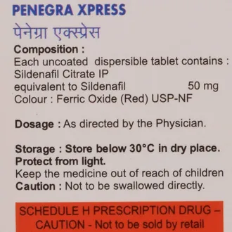 Penegra Xpress 100 mg Tablet 1*4 - Image 2