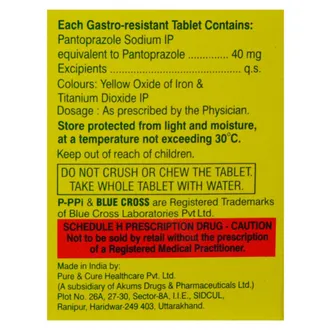P-Ppi 40mg Tablet 1*15 - Image 3
