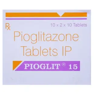Pioglit 15 Tablet 1*10