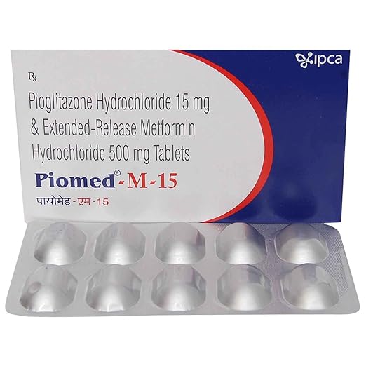 Piomed-M 15 Tablet ER 1*10 - Image 2