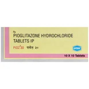 Pioz 30 Tablet 1*10