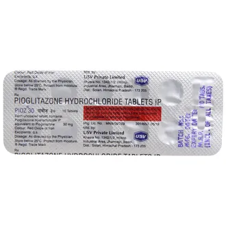Pioz 30 Tablet 1*10 - Image 2