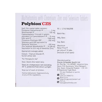 Polybion CZS Tablet 1*15 - Image 2